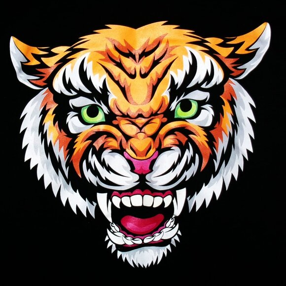 mandy 5 years of crazy evil tiger logo official M women long sleeve tee - horror - Picture 3 of 3